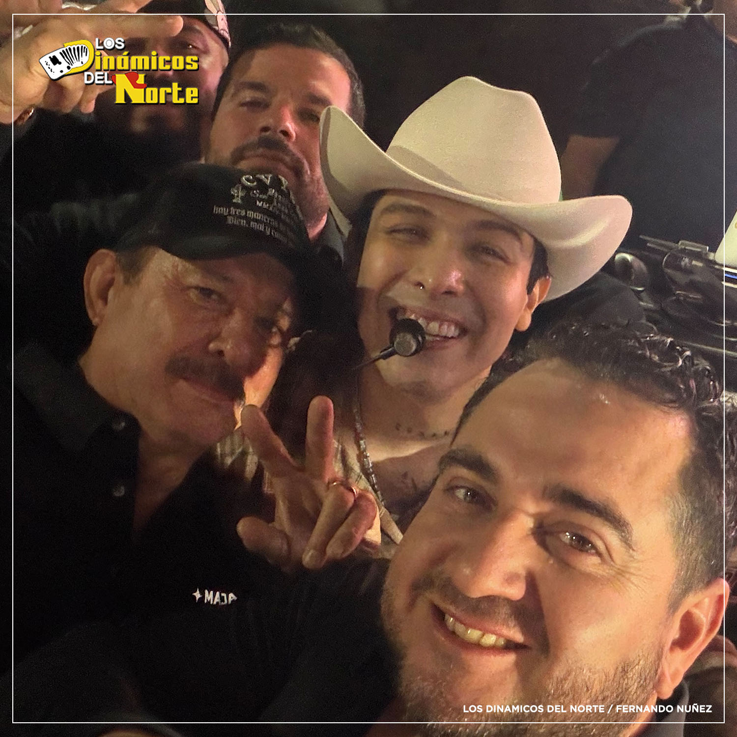 Los Dinámicos del Norte antes del concierto