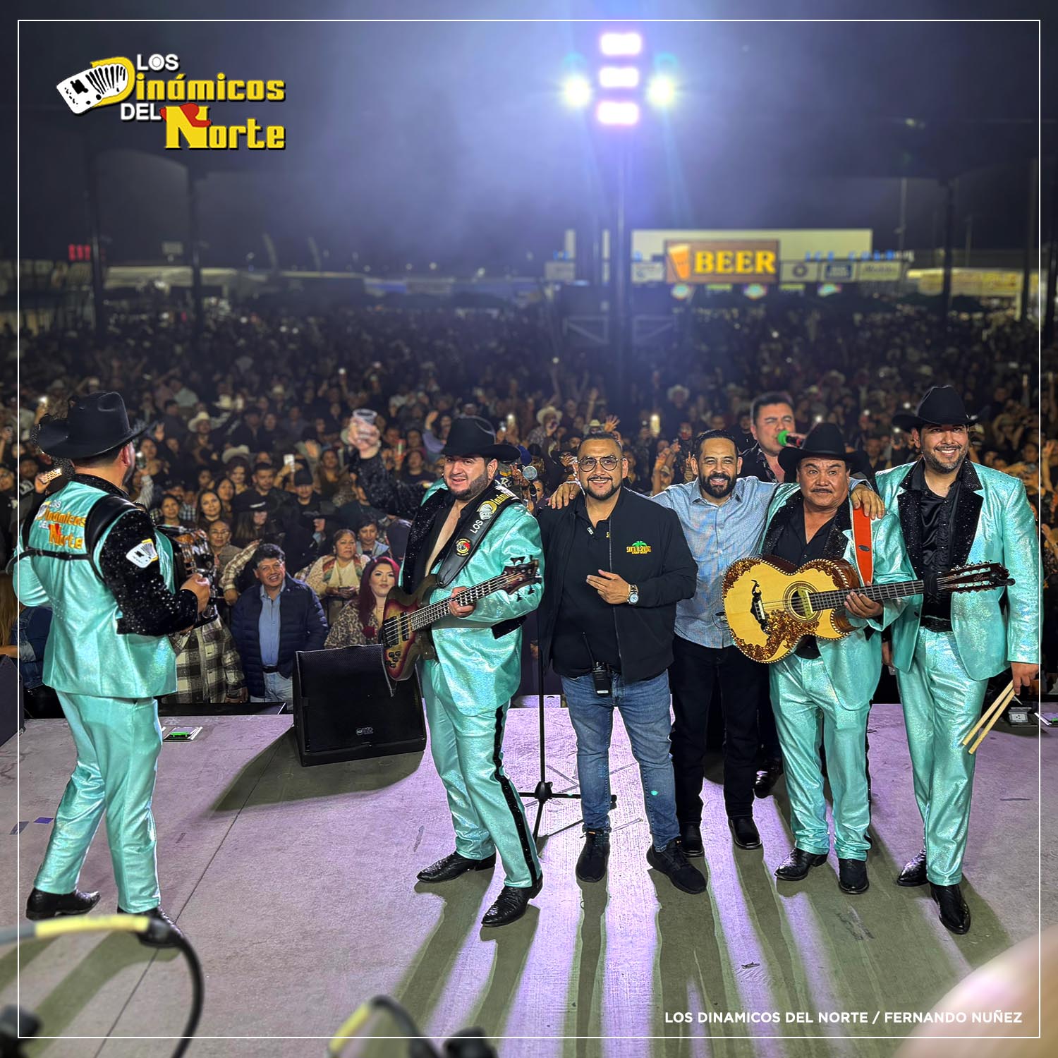 Los Dinámicos del Norte en el escenario